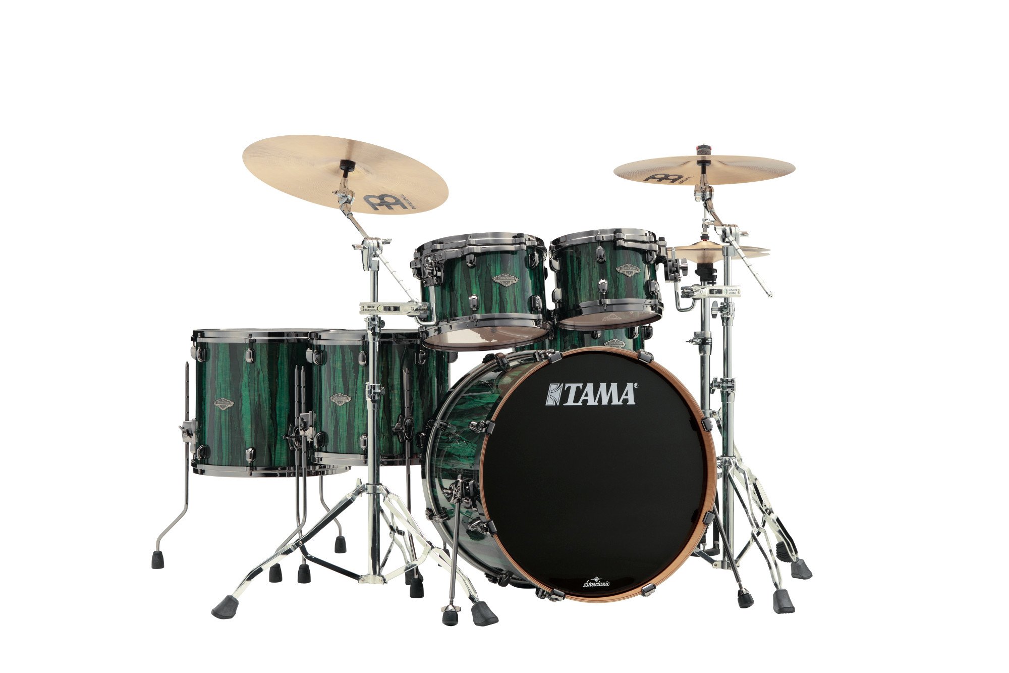 Starclassic Performer Shell Kit 5 teilig - Green Grove Aurora/Black  Nickel HW