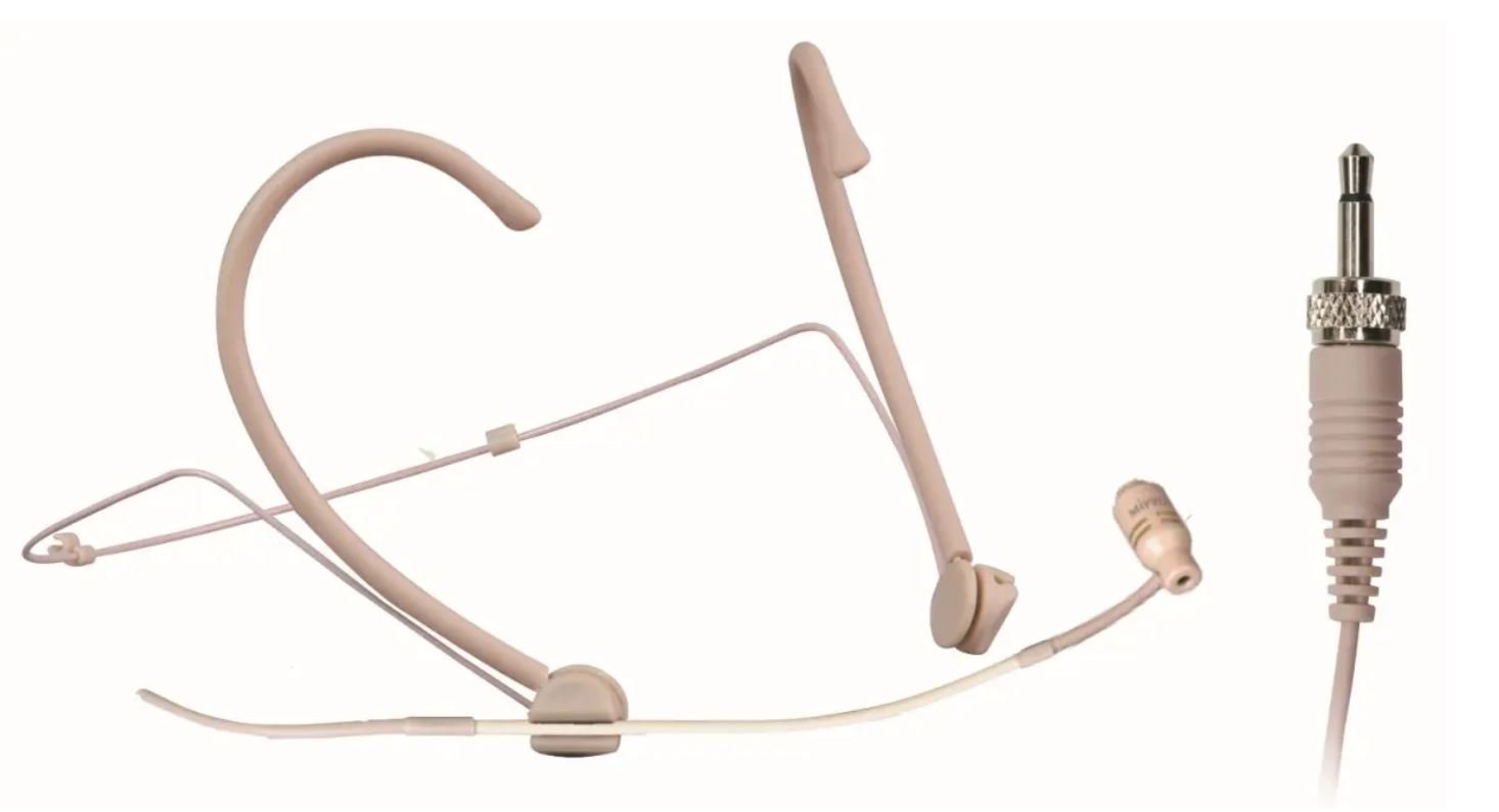 MU-53HNS-1P Kondensatormikrofon mit Nackenbügel (beige) Headset
