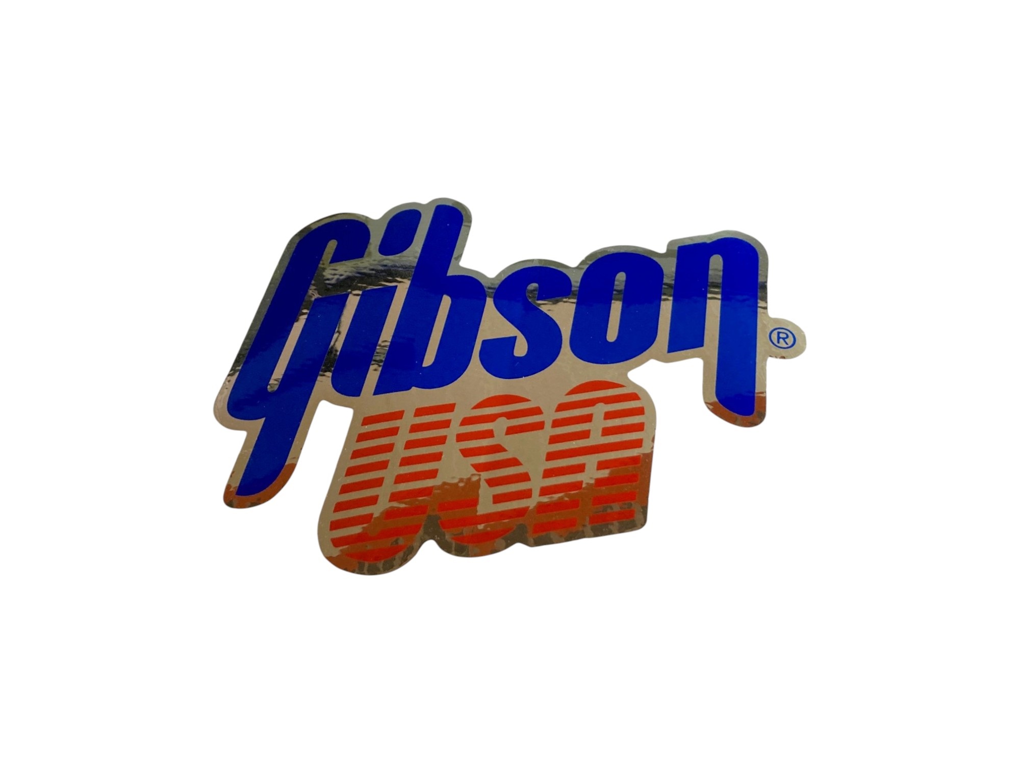USA Logo Sticker Chrome