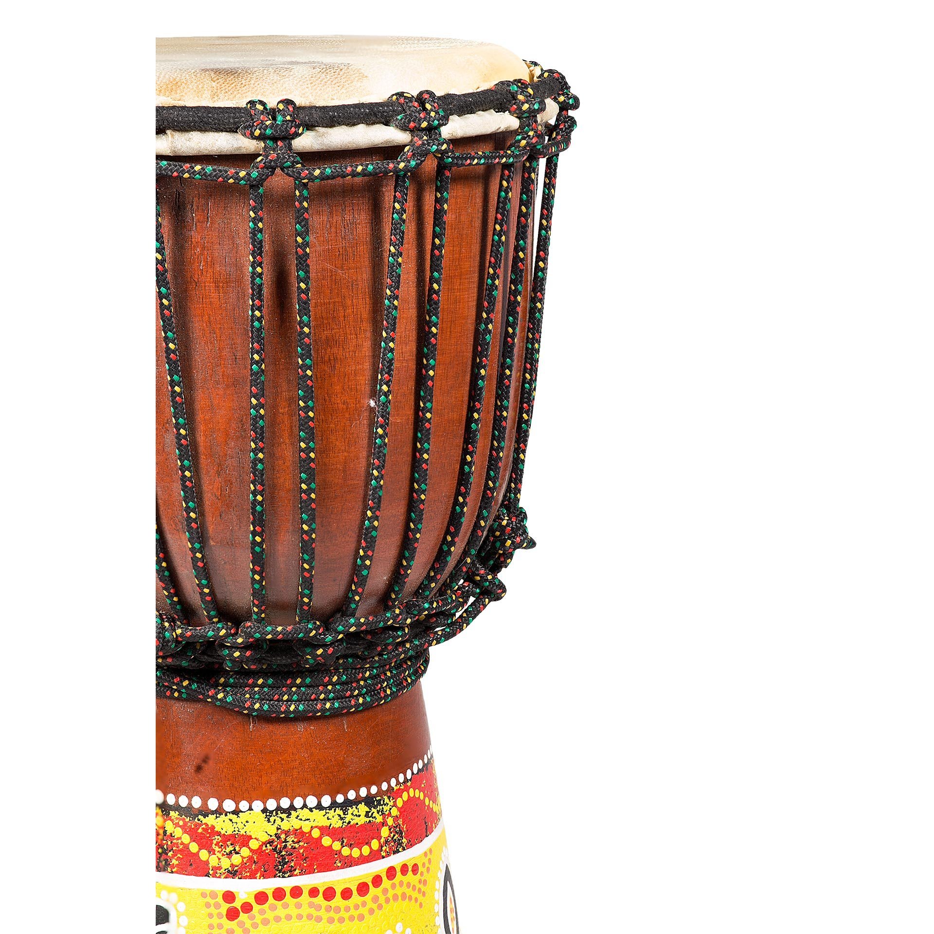Djembé Aborigine Dot-Paint 40cm