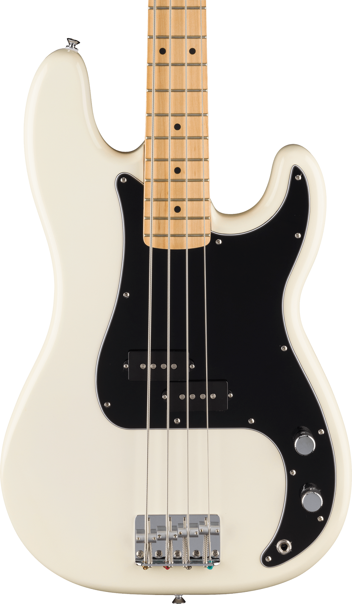 Standard Precision Bass Maple Olympic White