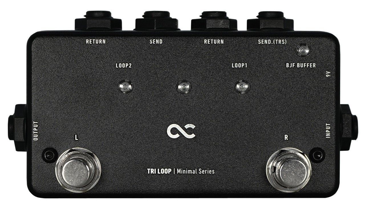 Minimal Series Tri Loop - True Bypass Looper / Remote Footswitch / Splitter