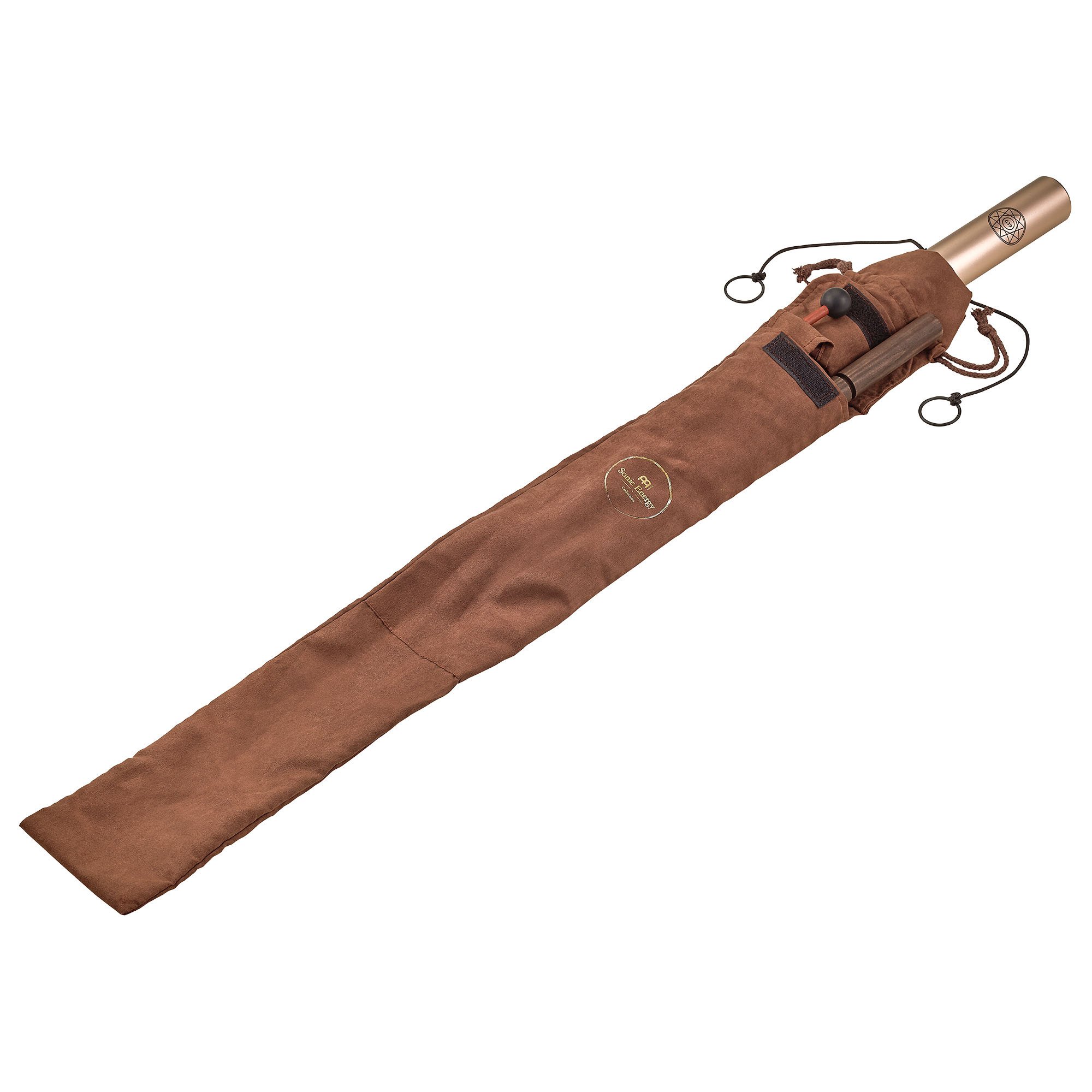 Sound Bath Tube Chime Solfeggio Set, Champagnergold 9 teilig
