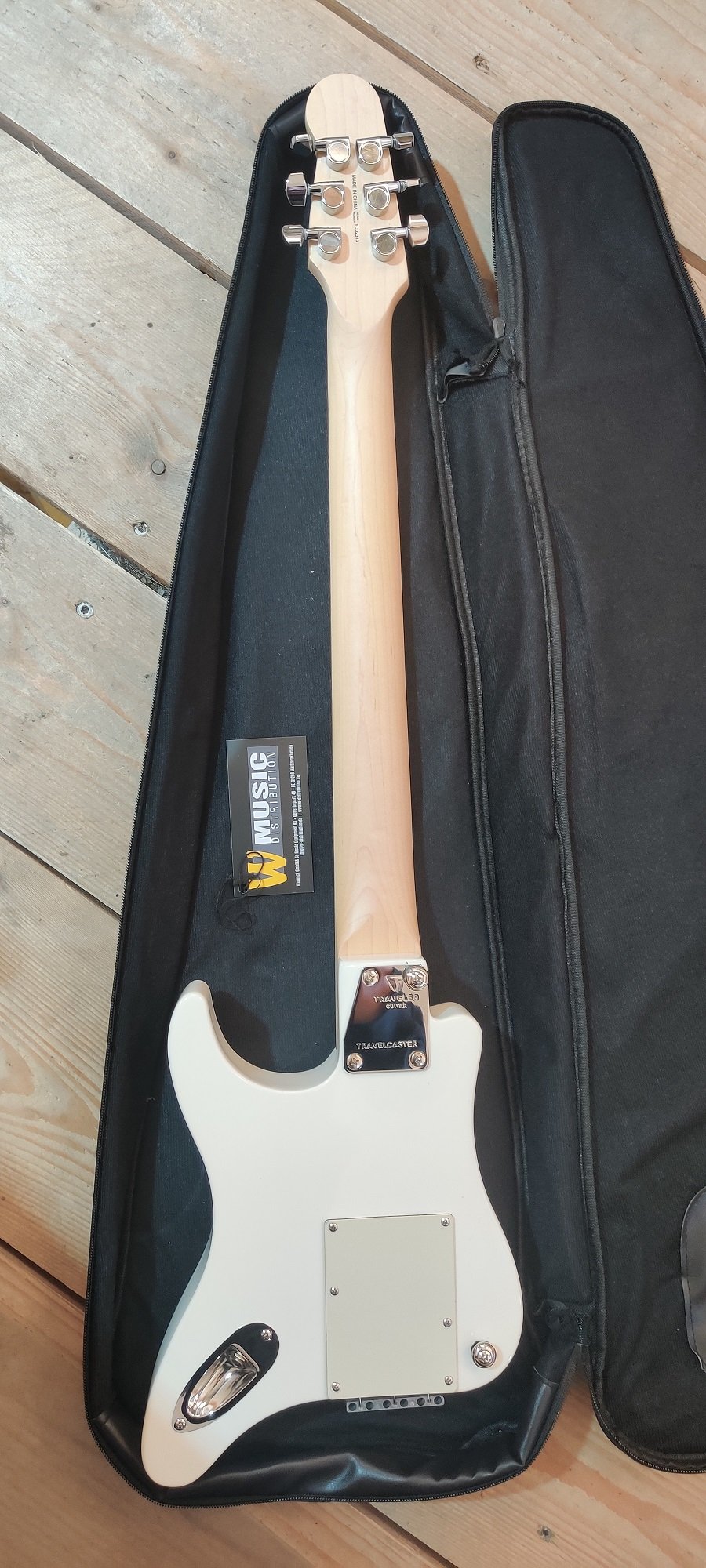 Travelcaster Deluxe, Olympic White inkl. Gigbag "B-Stock"