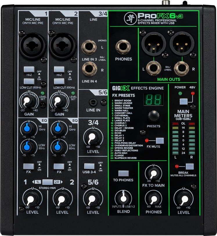 ProFX6v3 6-Kanal Mixer  
