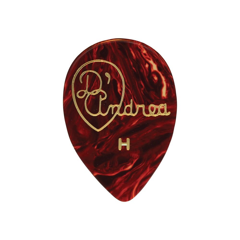 Shell Celluloid Picks - 358 Shape (RG358 .96HV), 72 pcs Refill Bag, 0.96 mm, Shell