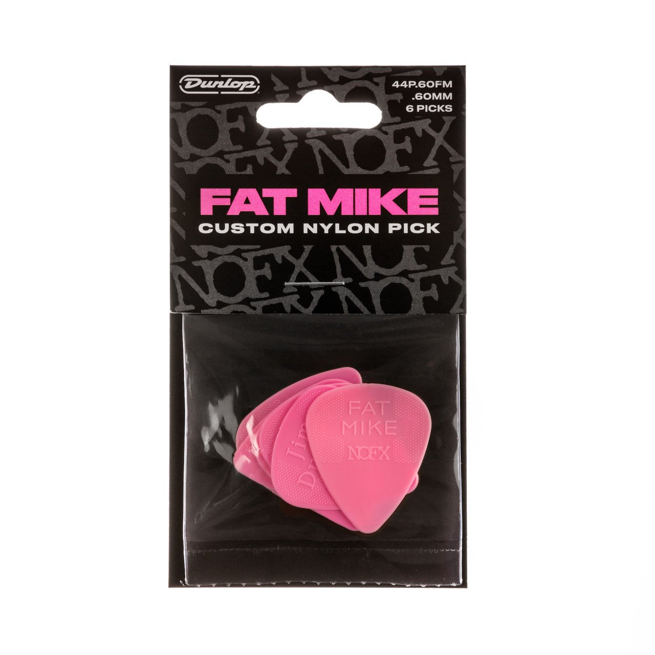 Fat Mike Custom Nylon Pick .60mm 6 Stk.