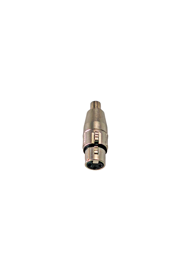XLR-Stecker, 3-polig, Metallgehäuse, silberfarben, Kabelstecker