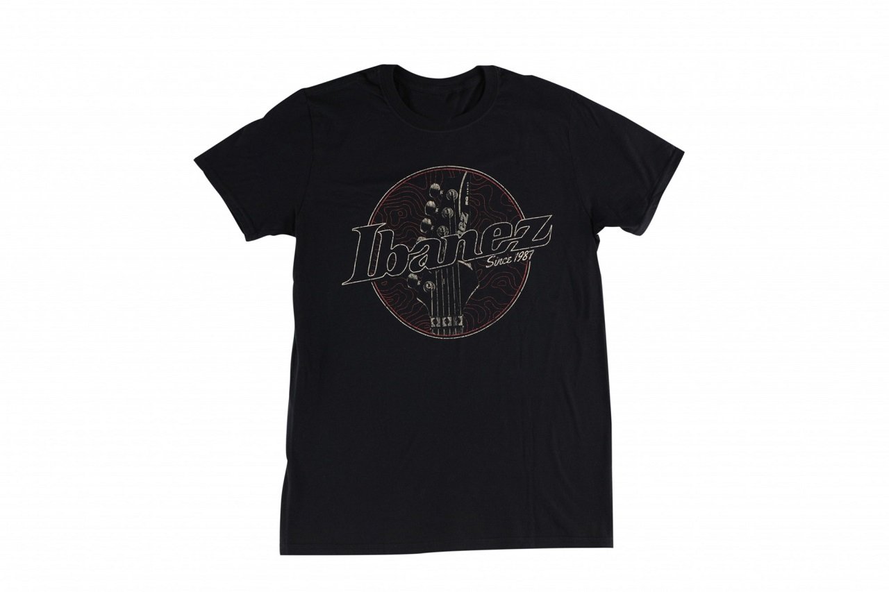 Headstock T-shirt Black - S