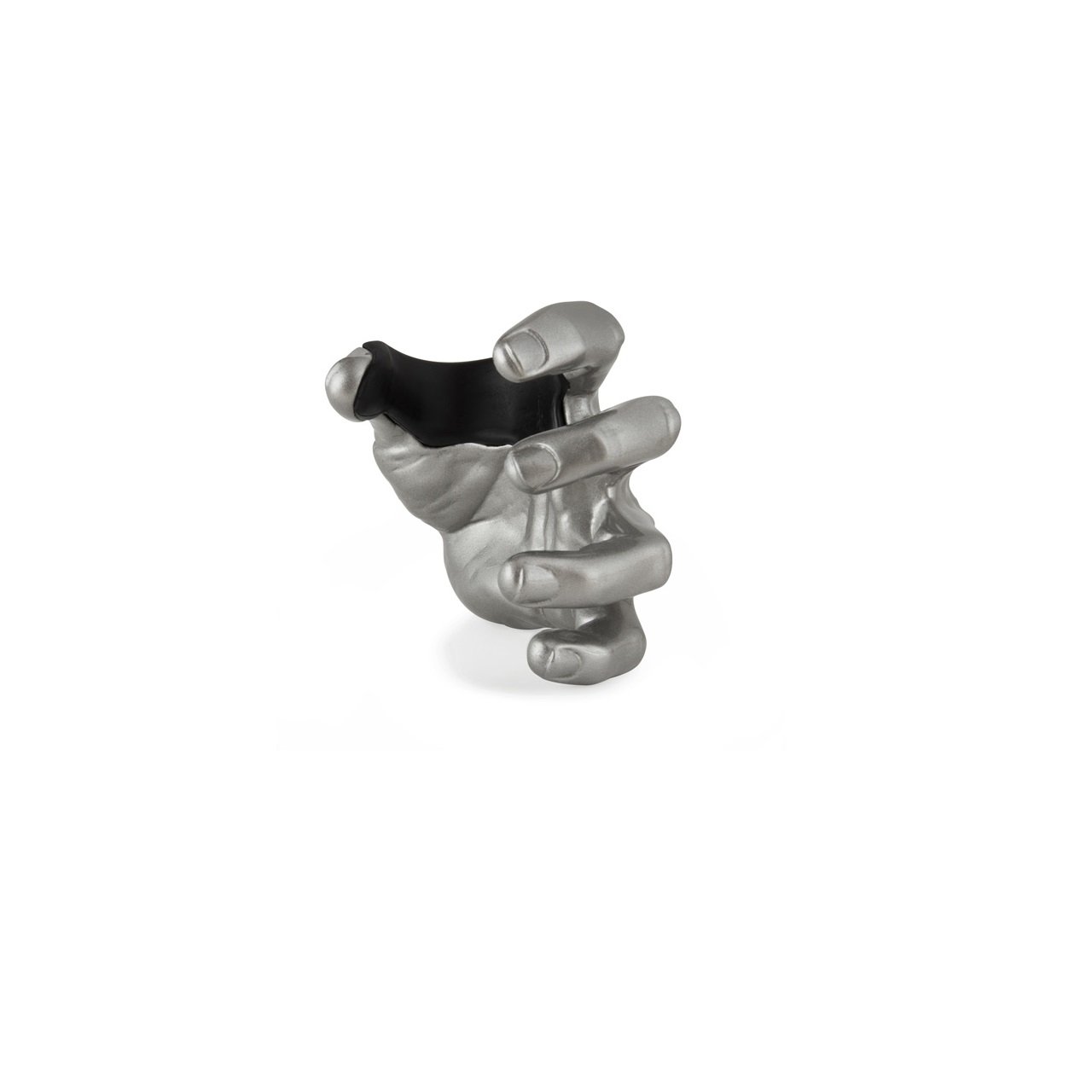 Male Hand, Silver Metallic, Left 