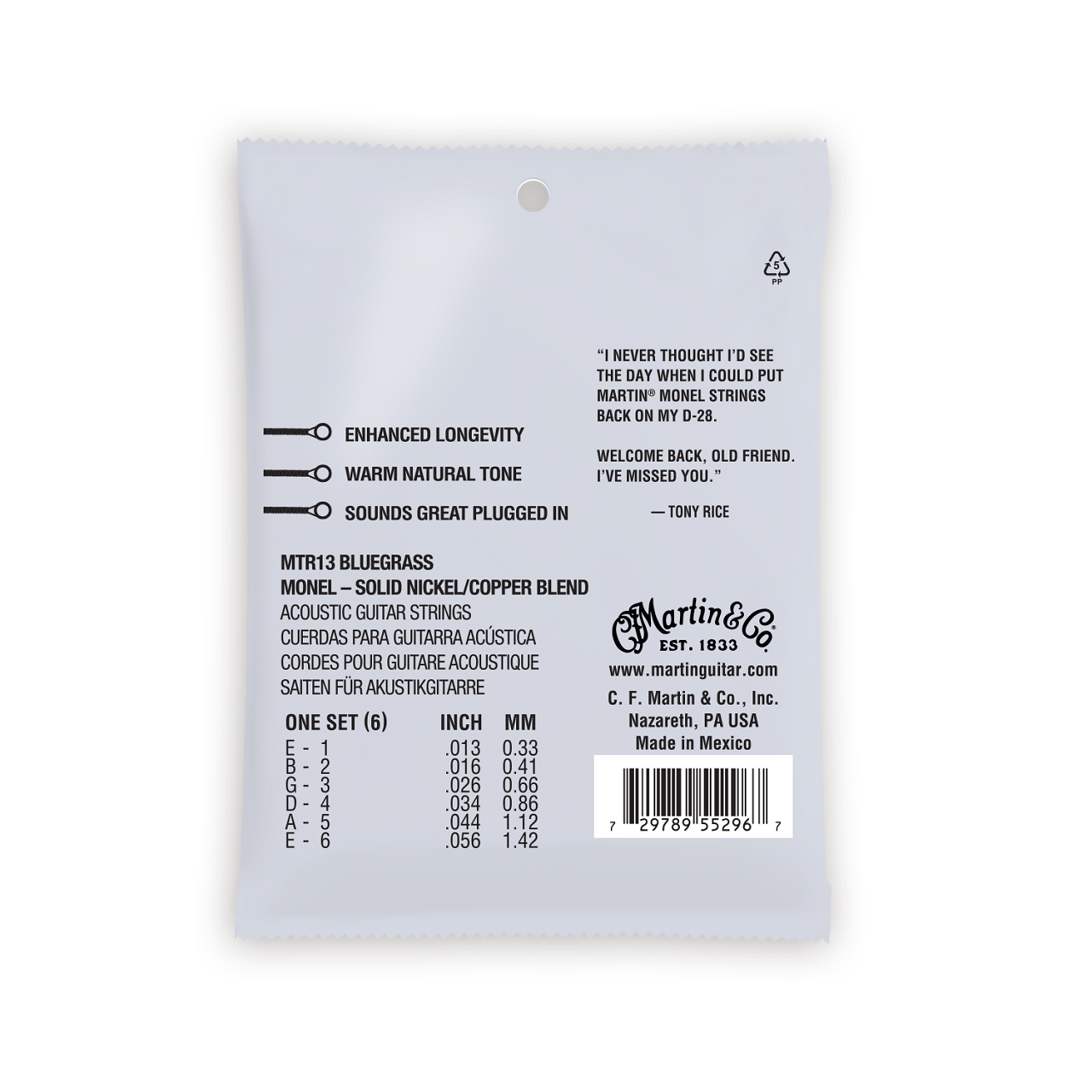 MTR13 Retro® Acoustic .013-.056