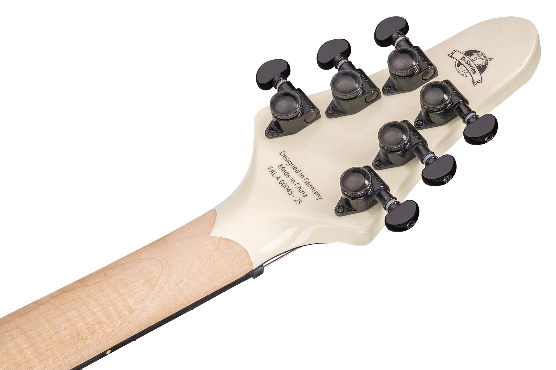 Artist Line Shark WH-1 - Solid Creme White High Polish E-Gitarre