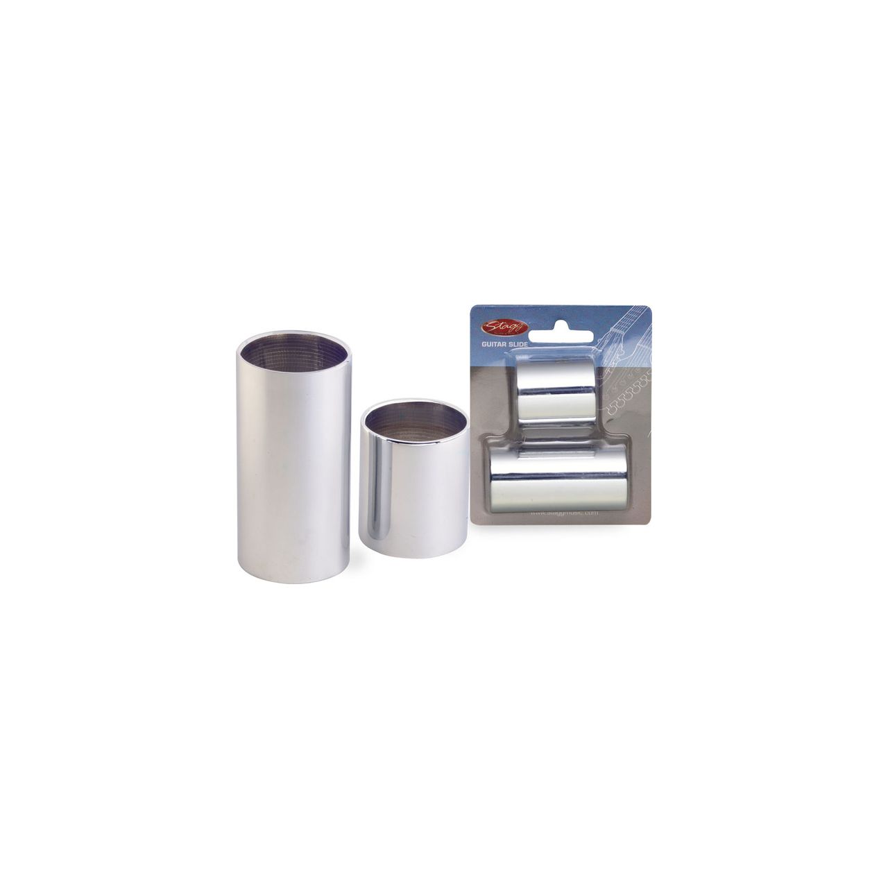 SGS-L - Chromed Steel Slide Set-Large