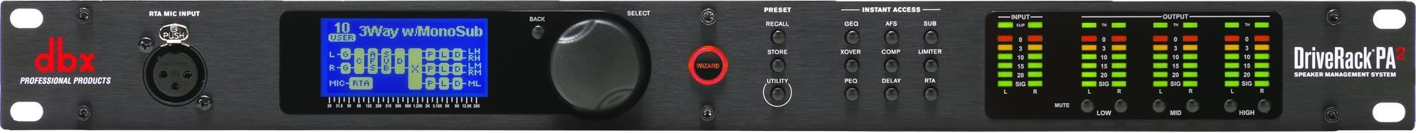 DriveRack PA2 Lautsprecher-Managementsystem