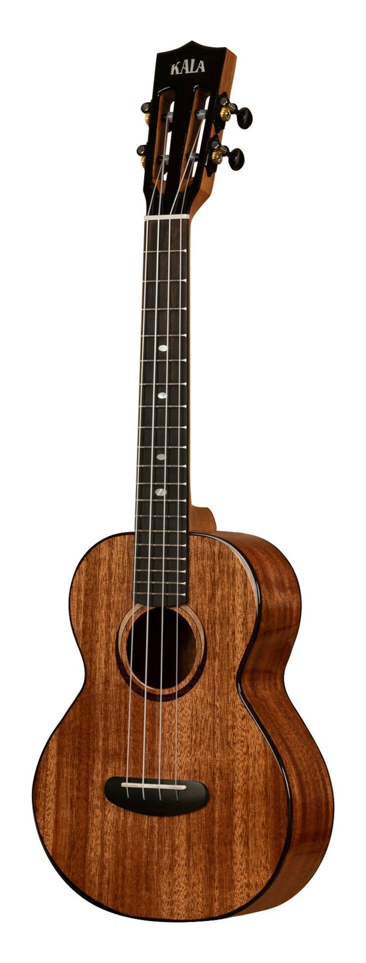 Kala KA-CT-SMH-TG - Contour All Solid Gloss Mahogany Tenor Ukulele, with Bag