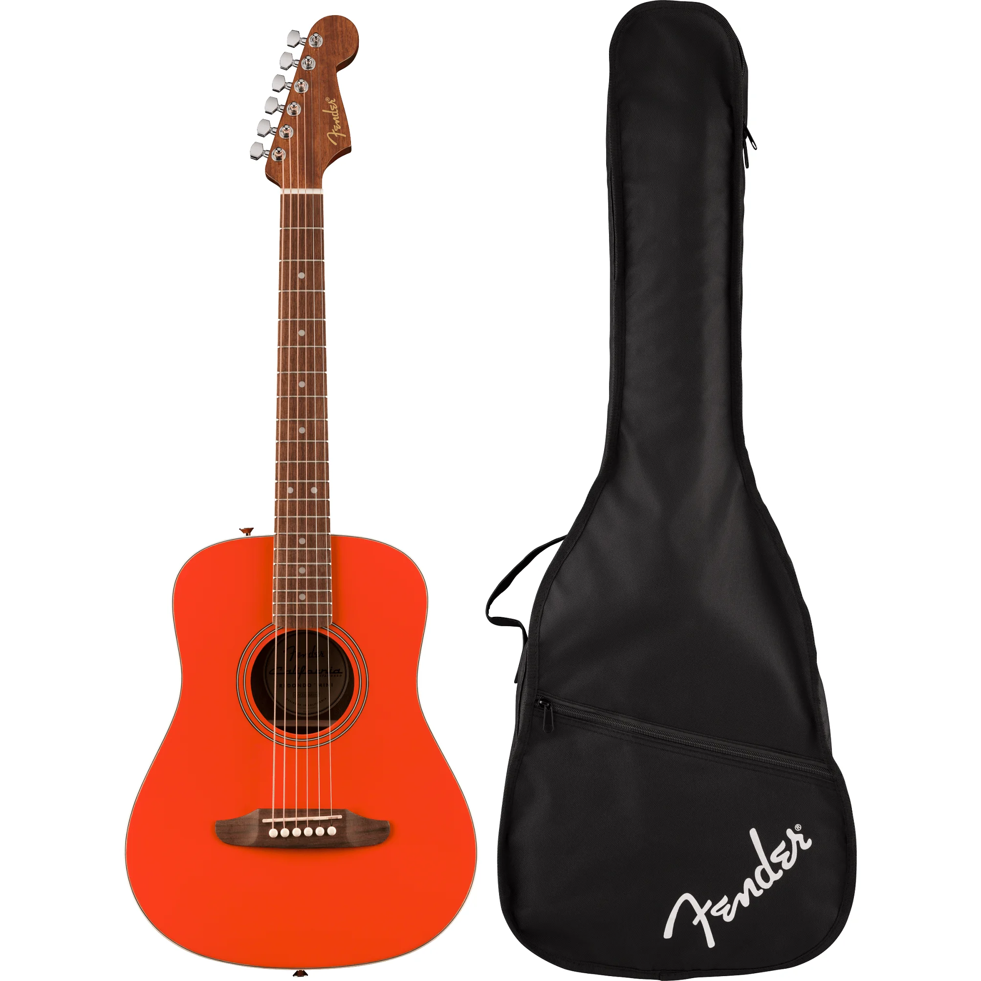 California Standard Redondo Mini Spruce Top Fiesta Red
